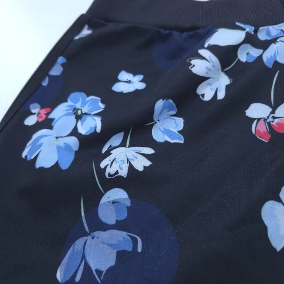 Adidas Girls Floral Printed Tricot Joggers size M (10/12) - Picture 13 of 16